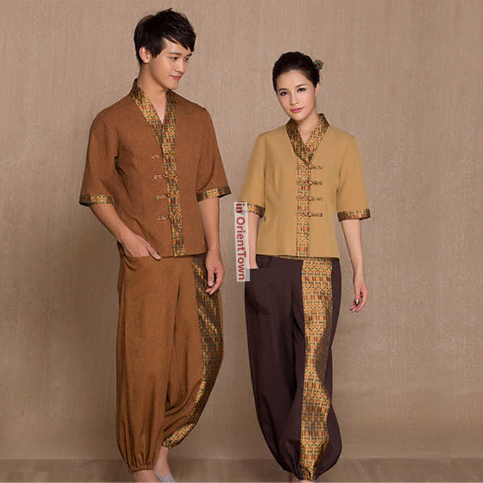 Spa Wellness Thai - Uniforme de Trabajo para Esteticista de